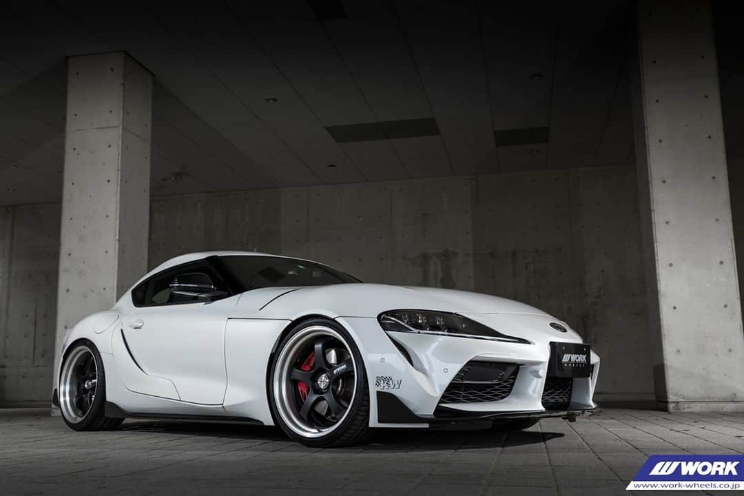 のインスタグラム：「@goodgunracing Toyota GR Supra on WORK Meister S1R #artofwheel @__unique__k」