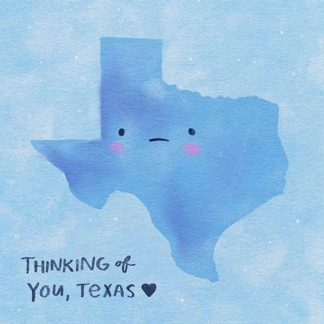 ロビン・ライトのインスタグラム：「Thinking of my home state of Texas this week. See the Linkinbio for more info on how to donate and help those in need. 💔 via @daybrighten #texas」