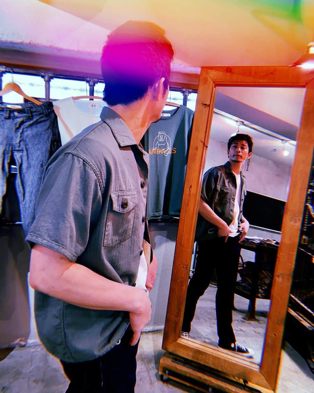 大迫一平のインスタグラム：「JELADOの展示会に行ってきたよ！ #jelado  #アメカジ」