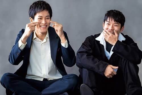 TOWAのインスタグラム：「📷by me of Tori Matsuzaka san x Taiga Nakano san for #Cinematoday   #松坂桃李 さん #仲野大賀 さん 📽『#あの頃。』 #今泉力哉監督  #楽しみです🎞  https://www.cinematoday.jp/interview/A0007677」