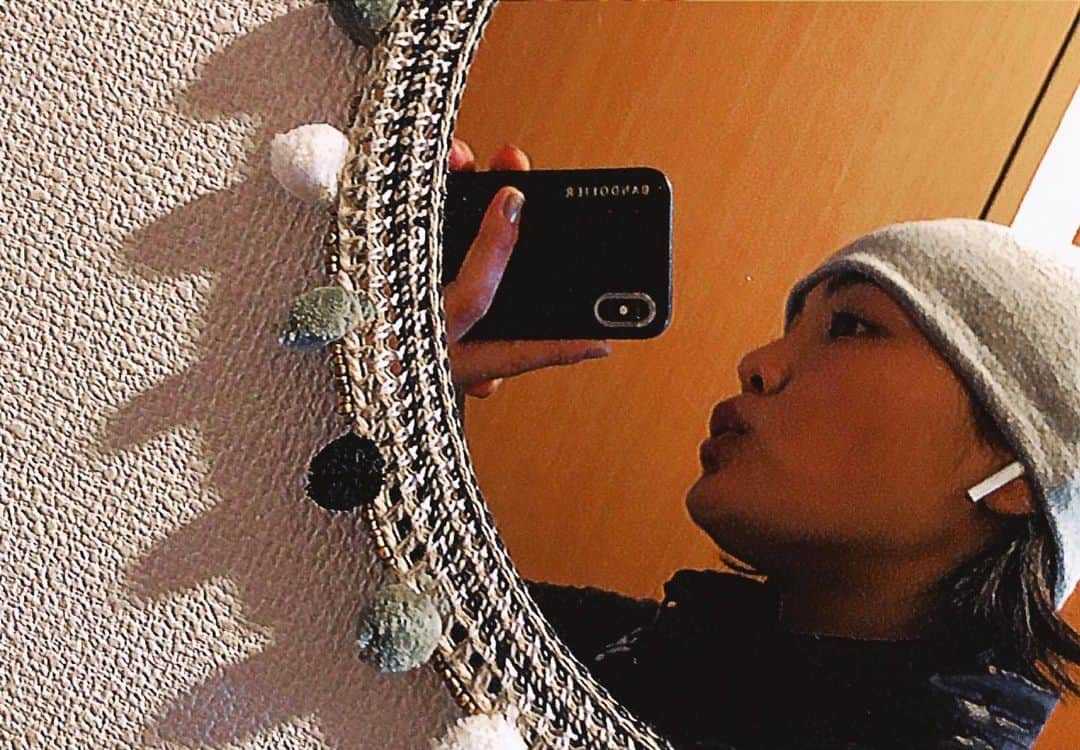 河村元美のインスタグラム：「Before morning running 🏃‍♀️ 🌤 #running#johgging#jogging🏃 #miroselfie#runninglife#workout#morningmotivation」