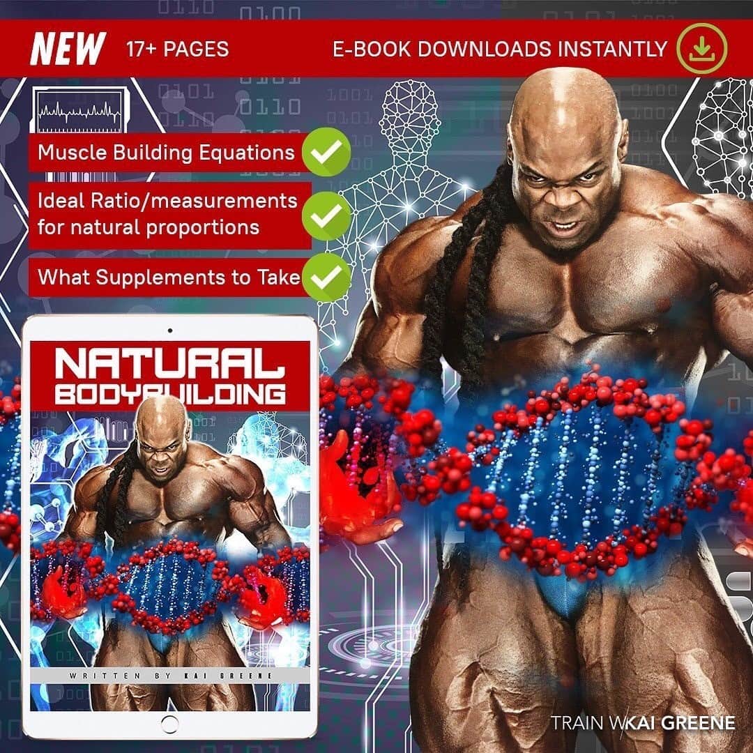 カイ・グリーンのインスタグラム：「MAXIMIZE YOUR POTENTIAL ✔️  This full guide will take you through the steps to understanding the process of hypertrophy and understanding how to maximize your human potential! Don’t settle for ordinary and going into your journey blind. Grab hold of your destiny and ACHIEVE 💯  ✅FULL DESCRIPTIONS ✅TAP INTO YOUR FULL POTENTIAL ✅MUSCLE BUILDING EQUATIONS ✅IDEAL FOR MALE & FEMALES ✅WHAT SUPPLEMENTS TO TAKE ✅17+ PAGES  Link in bio to begin!」
