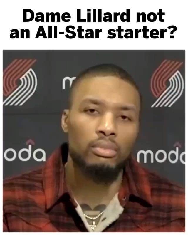 espnのインスタグラム：「The fan vote broke the tie to pick Luka over Dame as an All-Star starter. (via @nbaonespn)」