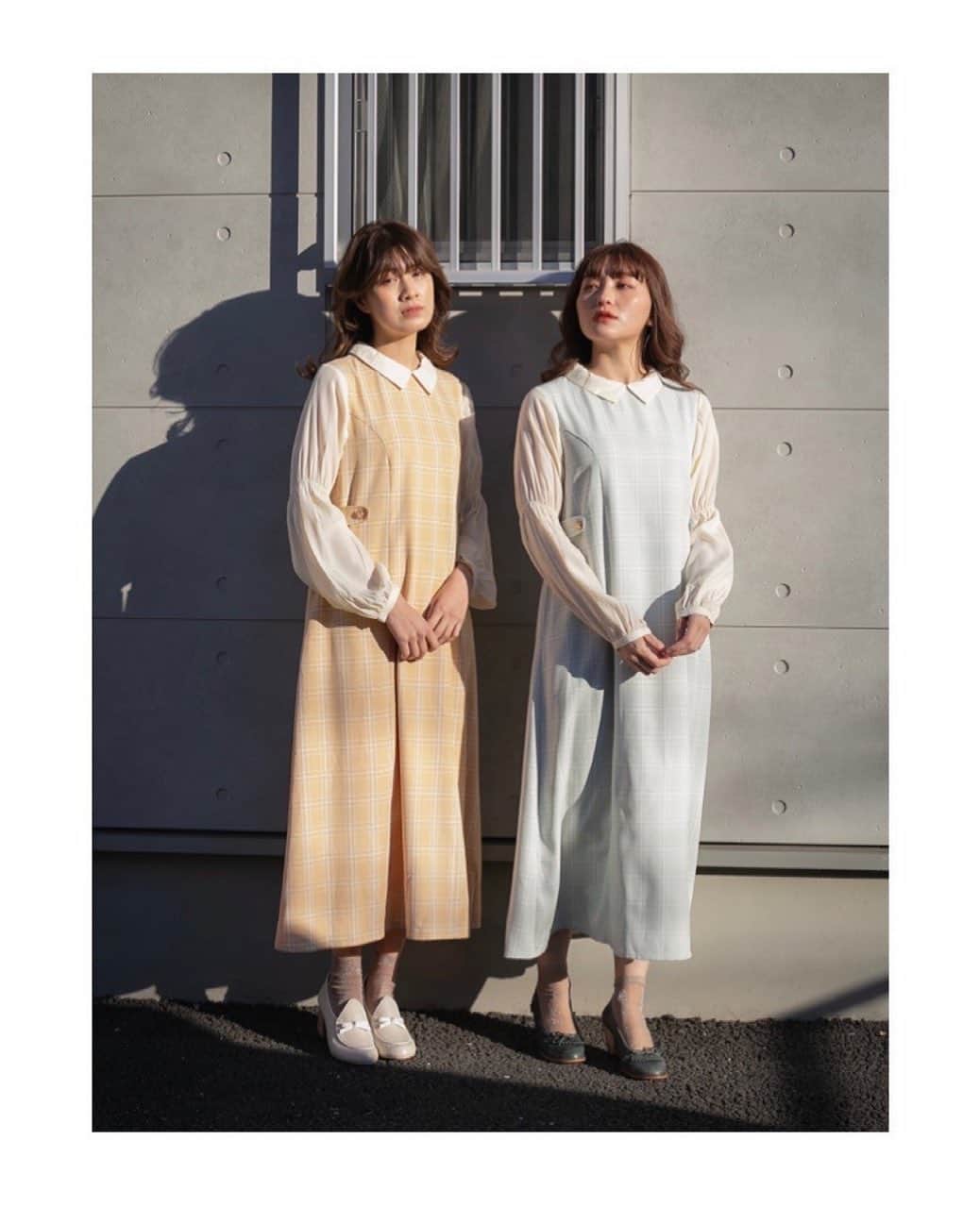LEBECCA boutique Vintageのインスタグラム：「.﻿ Coming Soon💐﻿ ﻿ 裾にかけて緩やかに広がるAラインの形に、﻿ 女性らしい上品さが感じられます。﻿ ﻿ ﻿ #LEBECCAboutique #切り替えの早いワンピース」