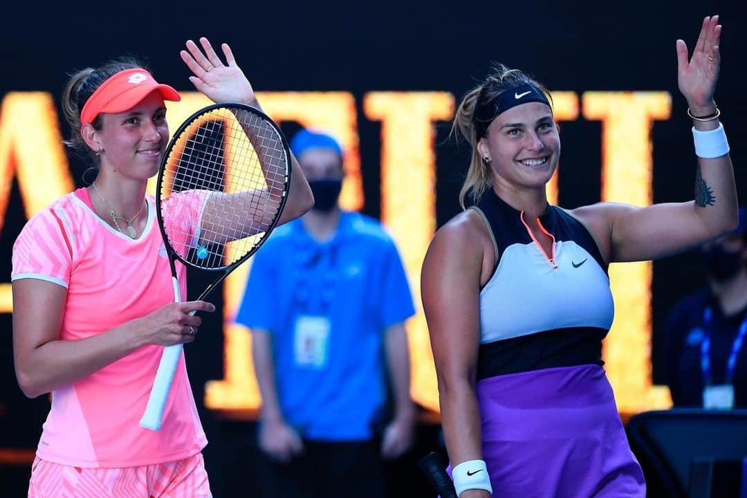 WTA（女子テニス協会）さんのインスタグラム写真 - (WTA（女子テニス協会）Instagram)「Second Grand Slam title together 🏆🏆 @sabalenka_aryna and @mertenselise are your @australianopen doubles champions! 👏 #AO2021」2月19日 16時17分 - wta