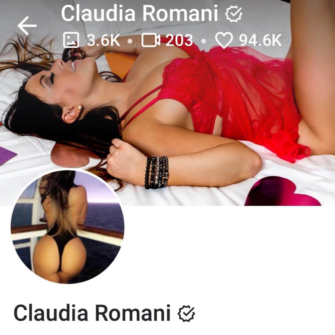 クラウディア・ロマーニのインスタグラム：「Link in bio ♥️」