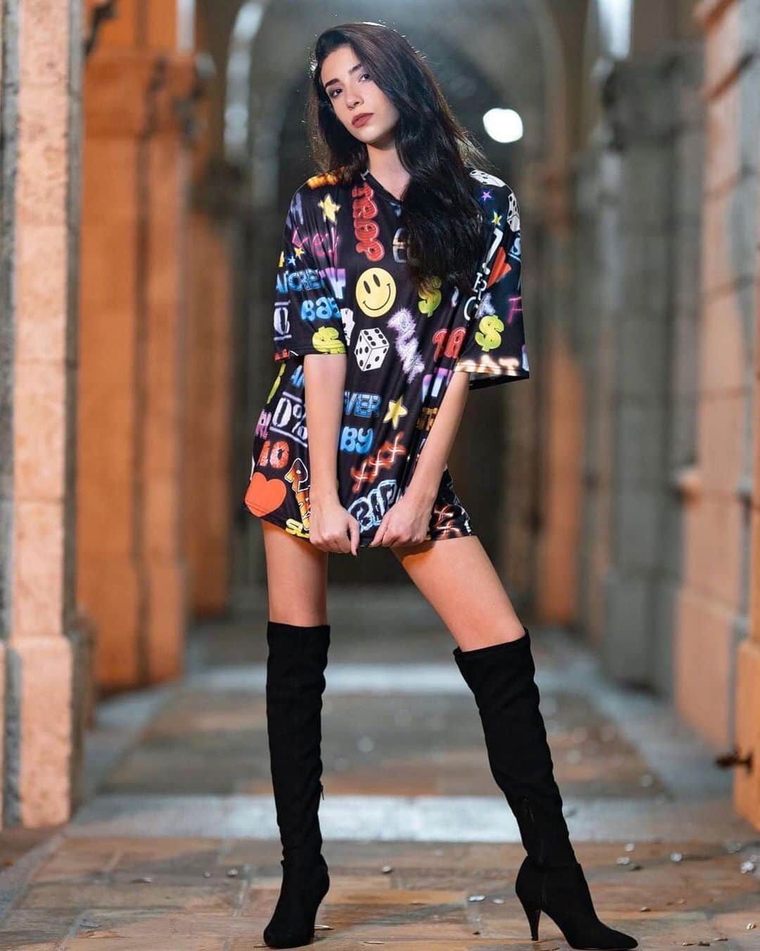SHEINのインスタグラム：「Conquer the day in style 🖤🔥 @freakcityla  @gianna.marie.model  Shop Item #: 1980954  #SHEINX #SHEINgals #SHEINstyle #SHEINSS21」