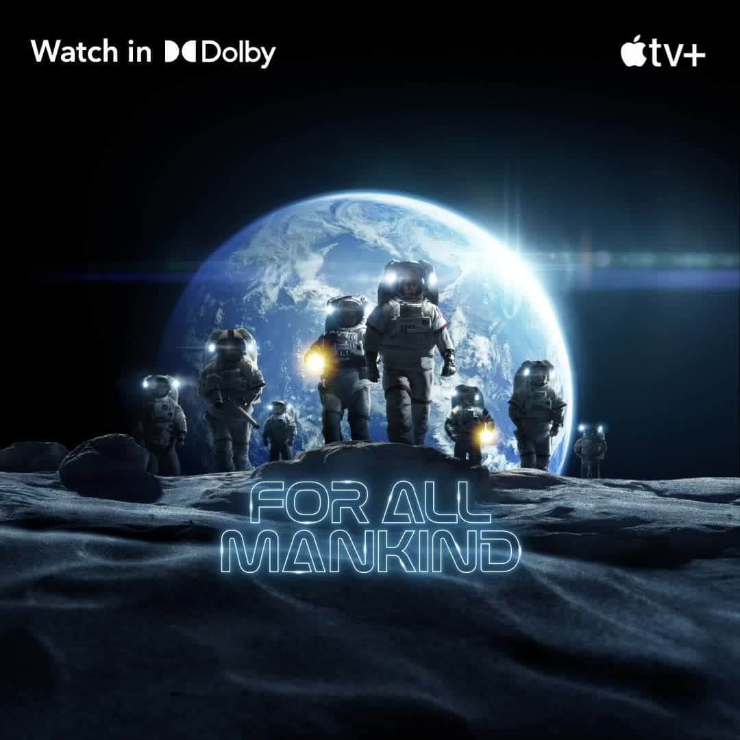 ドルビーラボラトリーズのインスタグラム：「The temperature on the moon can dip to -260 degrees. The Cold War just got colder. Experience season 2 of the alt-history drama #ForAllMankind in stellar Dolby Vision and Dolby Atmos today on the @AppleTV app with an Apple TV+ subscription.」