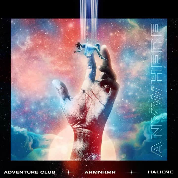Adventure Clubのインスタグラム：「ANYWHERE is OUT NOW✨ Thank you so much for all of the love, we could not be happier with how this one ended up // link in our bio! @armnhmr @haliene」