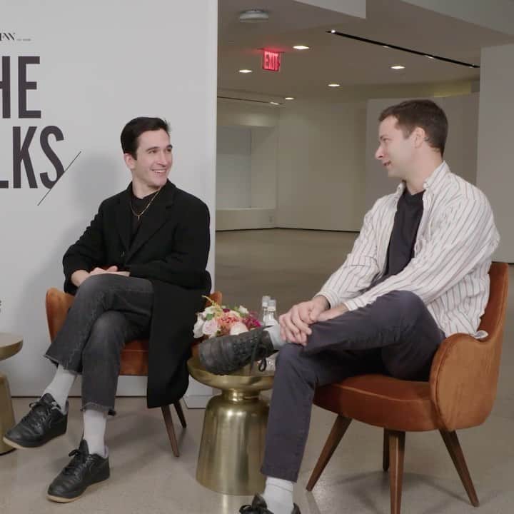 Fashion Weekのインスタグラム：「You might have spotted #EllaEmhoff in @proenzaschouler's Fall/Winter 2021 film presentation this season at #NYFW. She sat down with designers Jack McCollough and Lazaro Hernandez to talk about her Fashion Week debut, design and more — exclusively on nyfw.com」