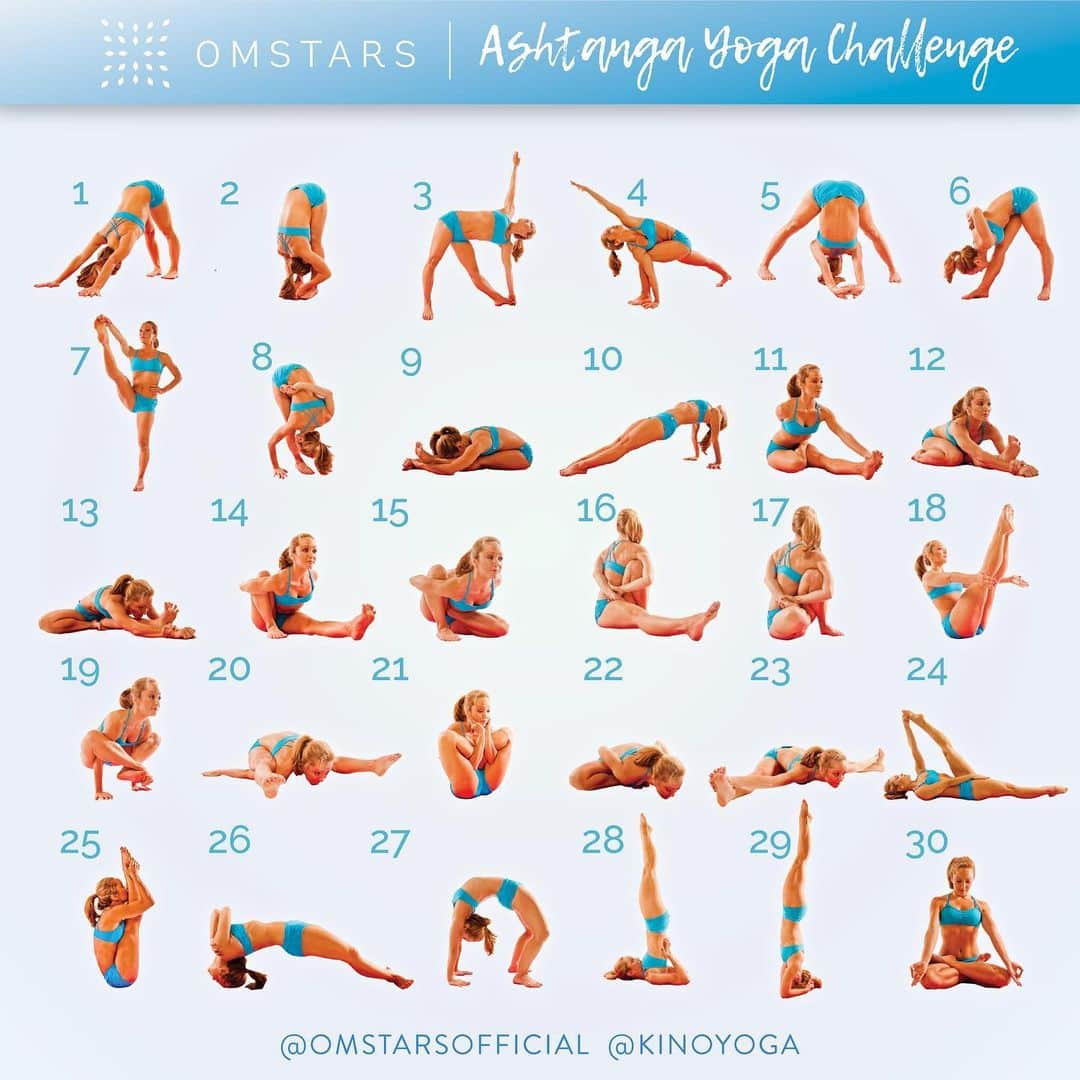 キノ・マクレガ―のインスタグラム：「✨Are you ready to experience the magic of Ashtanga Yoga?   Join me during the month of March for the 30-day #AshtangaYogaChallenge! We’ll do a new posture every day to discover the life-changing effects of this powerful practice. The Ashtanga method will help you see yourself and the world around you in a whole new way. It doesn’t matter if you are a complete beginner or if you’ve been practicing for years. EVERYONE can do this challenge! It starts on March 1st.  How to participate in this challenge: ✨ Follow hosts @omstarsofficial & @kinoyoga ✨ Follow our sponsors @vayumudra @vahdamindia @shophalfmoon @freskincare @namawell @openheartwarrior ✨ Tag 3 friends who will love this challenge below ✨ Post a photo each day of the 30 days of yourself doing the posture of the day ✨ Tag @omstarsofficial @kinoyoga and #ashtangayogachallenge in your posts to qualify for some fantastic prizes!  When you join the challenge, you’ll be entered to win one of these amazing prizes!  Prizes: 1 One Year Membership to Omstars.com A library of books written by Kino 1 high-quality yoga mat 2 winners get an €100 gift card to Vayumudra 2 winners get a prize pack of tea from Vahdam  2 winners get 2 blocks and a strap from Half Moon 123 set by @freskincare  Does that sound fun?   Ashtanga has changed my life in so many ways. That’s why I want to share the practice with you! So, join the challenge on March 1st. Let’s make March a month to explore what an Ashtanga practice can do for you. 🙏」