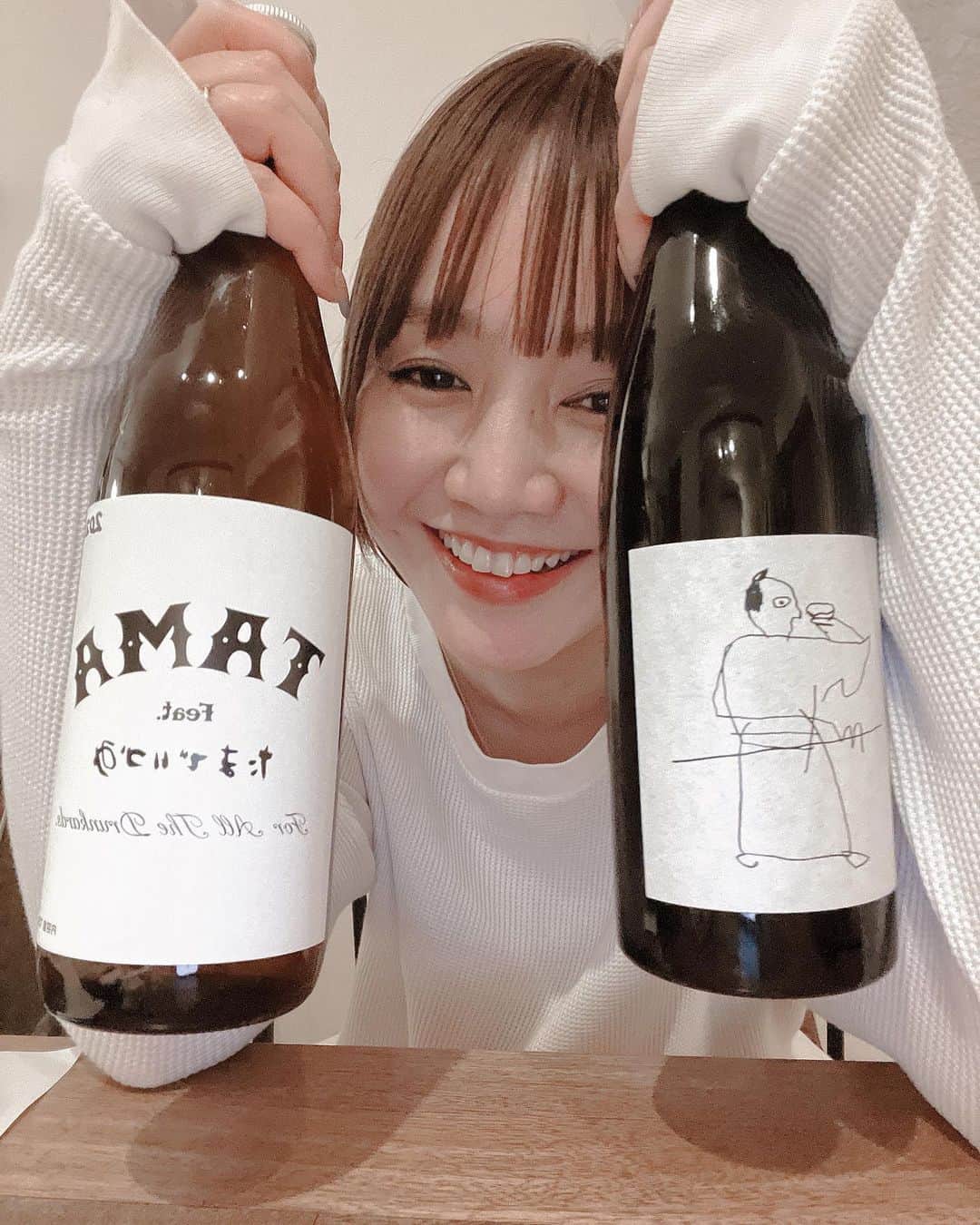 西本早希のインスタグラム：「・ 買って応援 飲んで応援📣！  福岡県産のお酒を飲んで 酒造さんを応援したい ！ ってことで  #pr なんだけど  普段からお酒には大変お世話になっているので  コロナがおさまったとき  また前と同じように 美味しいお酒がたくさん飲めますように  ということで 🥺🍺   いまなら 全国送料無料！ おばあちゃん家にも 焼酎を2本送りました🍶！！ ぜひこの機会に 会えてない方に送ってみてください 🥰 #キャンプでは熱燗で🏕🍶 (前髪切った」