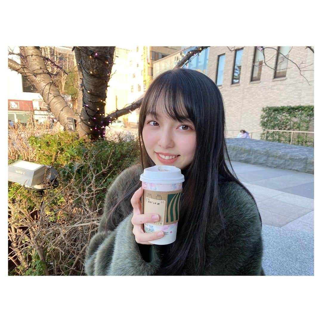 西田ひらりさんのインスタグラム写真 - (西田ひらりInstagram)「インスタ投稿お久しぶりです🥺 毎年楽しみにしてるスタバの新作の桜~🌸 春が待ち遠しいなぁ。。。」2月19日 19時54分 - hirari_nishida