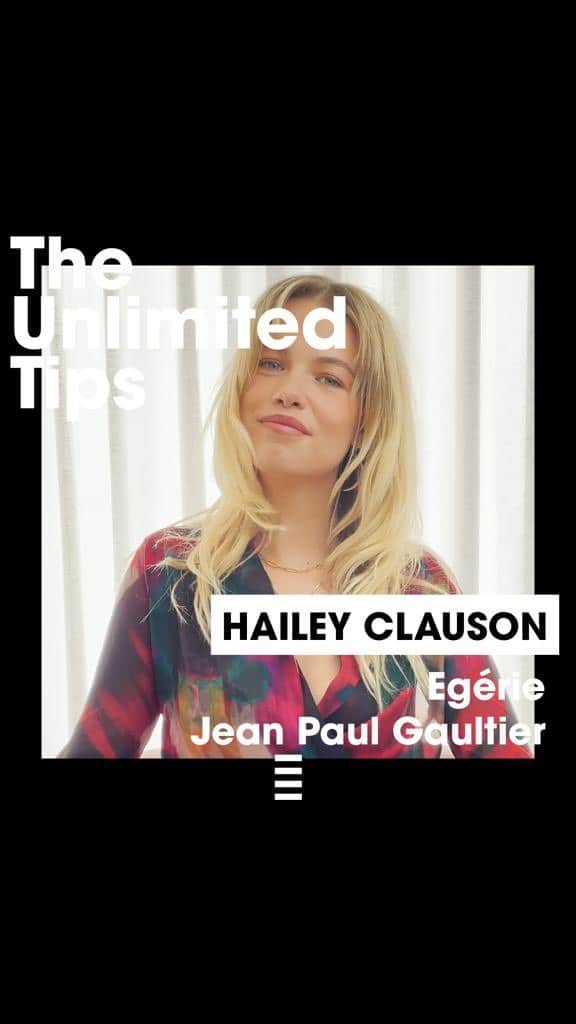 のインスタグラム：「@haileyclauson égérie de la marque @jpgaultierofficial répond à nos questions et nous dévoile ses secrets beauté 💗   #SephoraFrance」