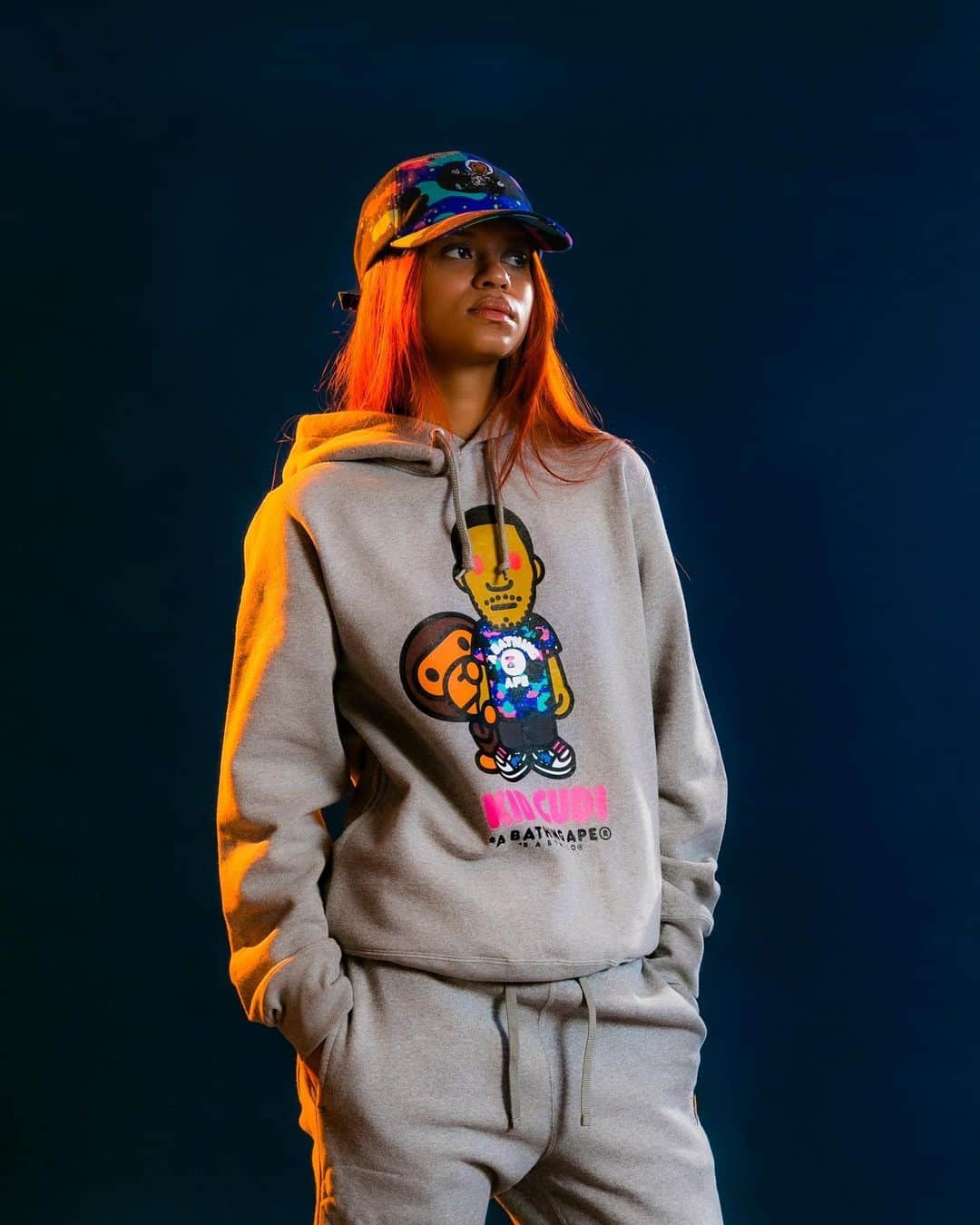 HYPEBEASTさんのインスタグラム写真 - (HYPEBEASTInstagram)「@hypebeaststyle: @kidcudi and @bape_japan have come together vibrant capsule displaying colorful prints and logos. The collaboration celebrates their long relationship that goes all the way back to when Cudi was still working at the BAPE store in New York, and spans a total of 20 pieces which feature distinctive graphics of Kid Cudi in the form of BABY MILO, a special camo print called “ENTERGALACTIC,” Shark and Tiger motifs, CUDI STA, APE FACE STA and “Moonman.” Look for it all to arrive at BAPE’s website on February 20.  Photo: BAPE」2月19日 20時18分 - hypebeast