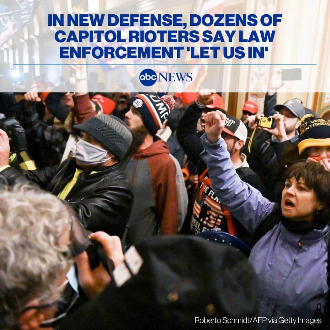 ABC Newsさんのインスタグラム写真 - (ABC NewsInstagram)「At least 29 people arrested for their role in the Jan. 6 events have claimed they thought they were free to enter the Capitol because law enforcement authorities either didn't stop them from coming in or never told them they were not allowed to be there. MORE AT LINK IN BIO. #capitolriot⁠」2月19日 20時35分 - abcnews