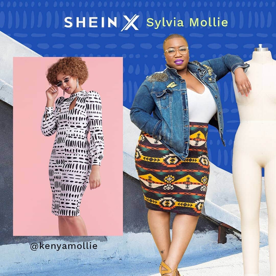 SHEINのインスタグラム：「Introducing fashion designer 💃 @kenyamollie  Inspired by two bold women in her life, Sylvia (mother) and Mollie (grandmother), Kenya set out to create timeless pieces that instill power, bold femininity, and confidence to fearless women everywhere.  🔥 Amp up your closet with #SHEINX Sylvia Mollie coming soon!」