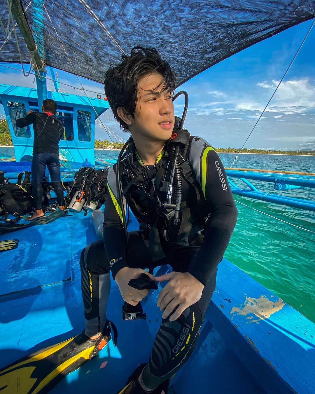 Ranz Kyleさんのインスタグラム写真 - (Ranz KyleInstagram)「First time i experienced scuba diving and it was lit! 🌊💯🙌🏻」2月19日 21時31分 - ranzkyle
