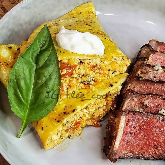 Flavorgod Seasoningsさんのインスタグラム写真 - (Flavorgod SeasoningsInstagram)「"Steak & Eggs" NY Strip × Baked Feta Omelette Seasoned with Flavor god Italian Zest Seasoning!⁠ -⁠ Customer 📷@t.lee_cooks⁠ -⁠ KETO friendly flavors available here ⬇️⁠ Click link in the bio -> @flavorgod⁠ www.flavorgod.com⁠ -⁠ Flavor God Seasonings are:⁠ ✅ZERO CALORIES PER SERVING⁠ ✅MADE FRESH⁠ ✅MADE LOCALLY IN US⁠ ✅FREE GIFTS AT CHECKOUT⁠ ✅GLUTEN FREE⁠ ✅#PALEO & #KETO FRIENDLY⁠ -⁠ #food #foodie #flavorgod #seasonings #glutenfree #mealprep #seasonings #breakfast #lunch #dinner #yummy #delicious #foodporn」2月19日 22時01分 - flavorgod