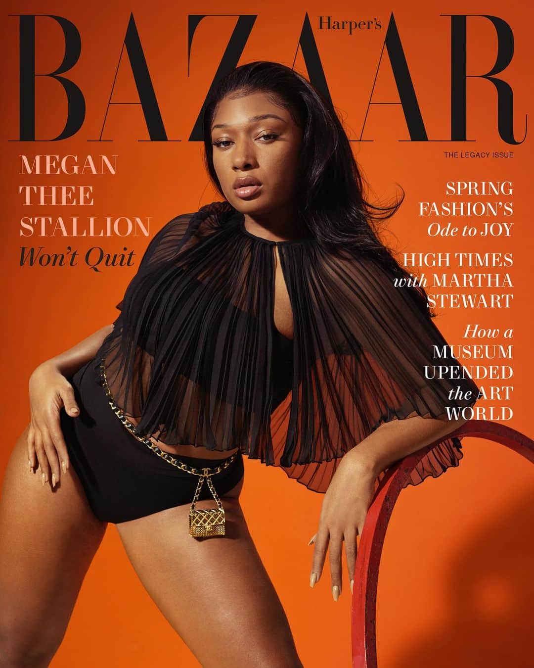 Harper's BAZAARさんのインスタグラム写真 - (Harper's BAZAARInstagram)「Introducing our March cover star, #MeganTheeStallion! The rapper is at the top of her artistic game, she’s finishing college, and defending her right to be young, Black, and free: “Can’t nobody tell me how to be the Hot Girl.” Read the full story written by @laurenmichelejackson at the link in our bio.⁣⁣⁣ ⁣⁣⁣ Photographer: @collierschorrstudio⁣⁣⁣ Stylist: @samiranasr ⁣⁣⁣ Creative Director: @lauragenninger⁣ Hair: @kellonderyck ⁣⁣ Makeup: @priscillaono ⁣⁣⁣ Manicure: @cocamichelle ⁣ Production: @ctdinc⁣⁣⁣ Set Design: @maximjezek⁣⁣⁣ ⁣⁣⁣ @theestallion wears @chanelofficial and @bulgari」2月19日 22時00分 - harpersbazaarus
