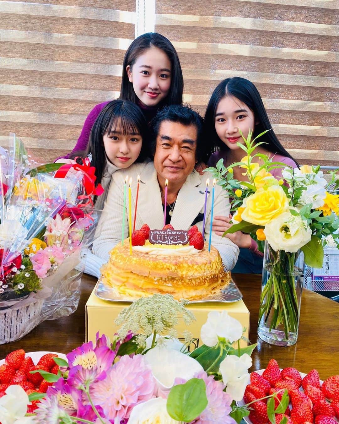 藤岡弘、のインスタグラム：「☆☆  今日誕生日を迎えました。﻿ ﻿ 何歳になっても、これまでと変わらず精進していくのみ。﻿ ﻿ 皆さん、本当にありがとう！﻿ ﻿ 弘、﻿  It's my birthday today.﻿ ﻿ I will only continue to try my best from now on as usual. ﻿ Everyone, thank you so much!﻿ ﻿ Hiroshi,  ﻿ #感謝　#ありがとう　#thankyou ﻿ #happybirthday #hiroshifujioka」