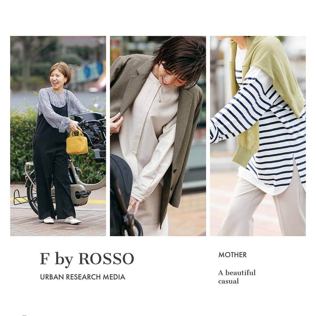 ayaka8880のインスタグラム：「. . @ur_fbyrosso の『F by ROSSOのママ基準で作り上げる、きれい"な"カジュアル』書かせて頂きました✑ . F by ROOSOには、かゆいところに手が届く小ワザが効いたアイテムがたくさんあって！ . 例えば、きれいめにもカジュアルにも着回せるパンツ . 袖まくりストッパーつきで家事OKなデコラティブブラウス . 前開きで授乳出来ちゃうのに女っぽいワンピースetc… . ポチポチの手が止まらないラインナップ。 . @urbanresearch_media から読めますので、ぜひ🙇♥️ . しかもまさに今、卒入園で使えそうなワンピースやセットアップ記事も出ていて最高。 . インスタも可愛すぎてにんまりな @yui_kawano さんと これまたかわいすぎて撮影をお願いしたとき、とっておきのデスクアイテム持ってきてくださいで湯呑持参してきたおちゃめさが忘れられない @manamitokuno さんとワイワイ作りました。 . 次の企画も楽しみです💓 . 華金にぜひ🙇🙇🙇 . #ママコーデ #入園式コーデ #卒園式コーデ #夏果の仕事」