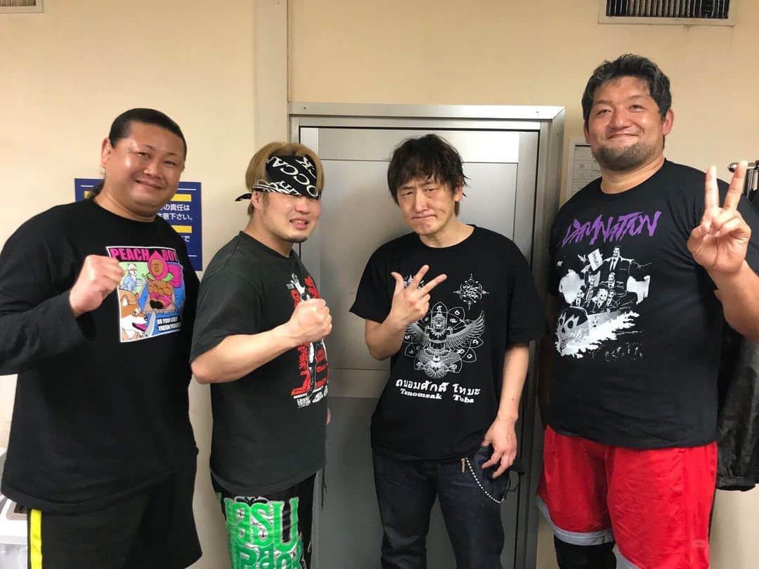 石川修司のインスタグラム：「45歳の集い #ajpw #ddtpro」