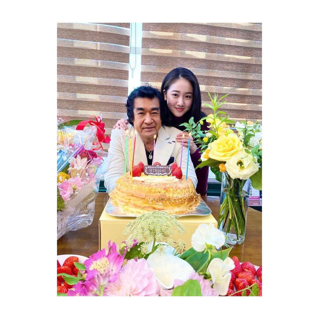 天翔愛さんのインスタグラム写真 - (天翔愛Instagram)「🎉🎉  お父さんお誕生日おめでとう❤️🎂 Happy Birthday Dad☺️💖  幼い頃から見てきた、 どんなに小さなことでも敬意を持って真剣に向き合う姿、 今でもぶれないお父さんの生き方そのものが、私の中に自然と根付いているお父さんへの信頼と尊敬です！ そして、他人の事まで、自分のことのように真剣に考えて向き合ってくれる愛情深さ。優しさ。  お父さんは私にとって、 私の理想の全てであり、人生の目標だよ☺︎  私達がお父さんを笑顔にするね💞  #お父さん #father #happybirthday #地球サイズの愛をこめて　🌏」2月19日 23時12分 - ai_tensho_official