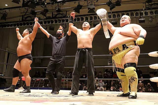 浜亮太さんのインスタグラム写真 - (浜亮太Instagram)「大日本プロレス後楽園ホール大会に御来場頂き有り難うございました！　  #浜亮太  #bjw  #関本大介　#菊田一美　#後楽園ホール　#すき家」2月19日 23時41分 - hama.2964