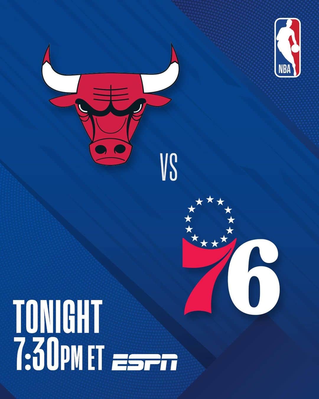 NBAさんのインスタグラム写真 - (NBAInstagram)「👀 Tonight’s schedule... headlined by ESPN action!  7:30pm/et: BULLS/SIXERS 10:00pm/et: JAZZ/CLIPPERS」2月19日 23時52分 - nba