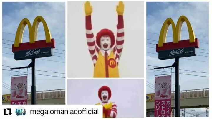 松尾雄一のインスタグラム：「McDonald'sの曲をロックに！名付けてマクドロック(McDROCK)かなりシュールな動画作りました！是非！ #McDonald's #マクドナルド #マクドロック #かなりシュールな動画 #おまけのはずのASMR動画の方が長い件」