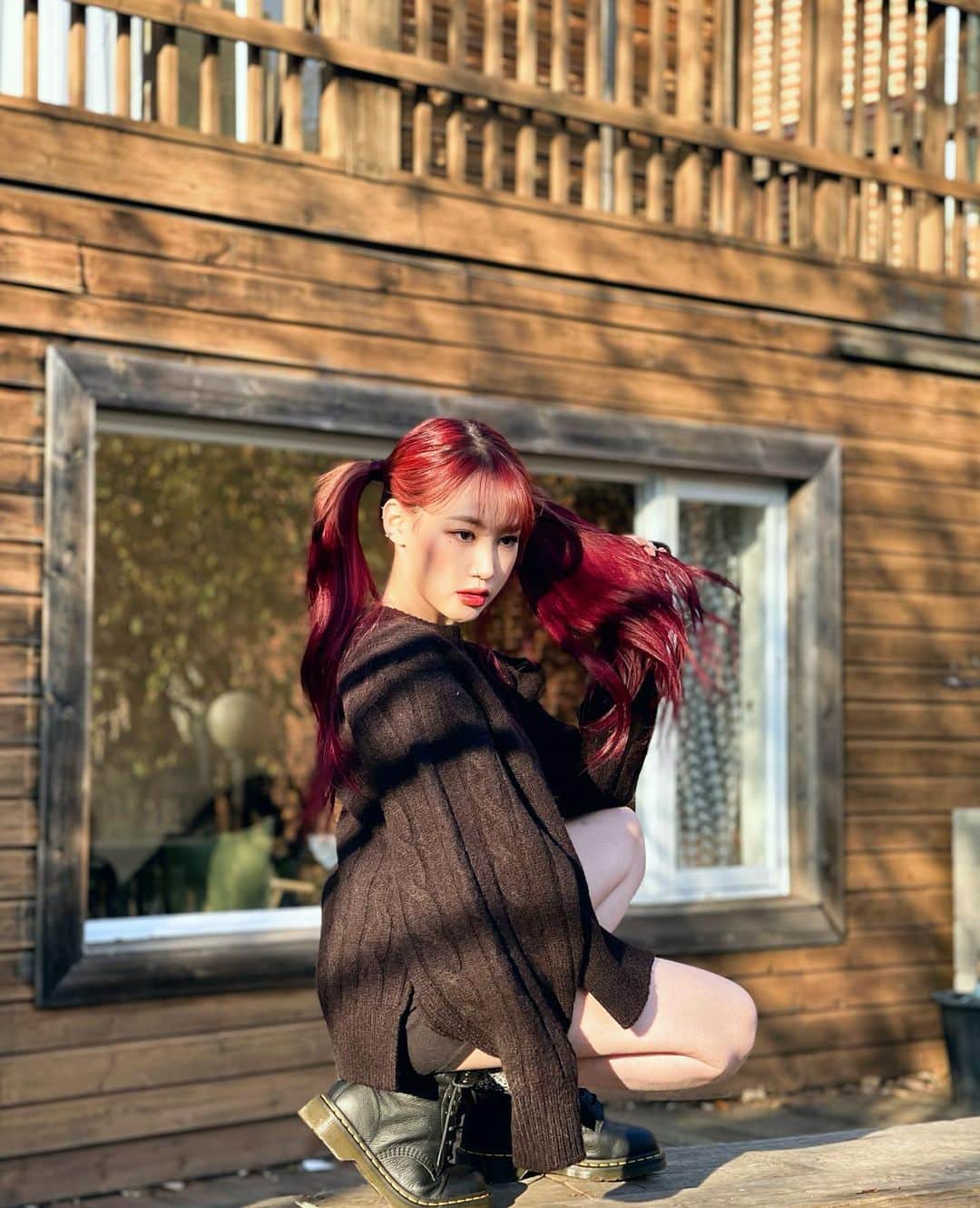 パク・ジミン のインスタグラム：「아아아우웅💋」