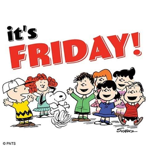 スヌーピーのインスタグラム：「It's Friday! What are your weekend plans?」