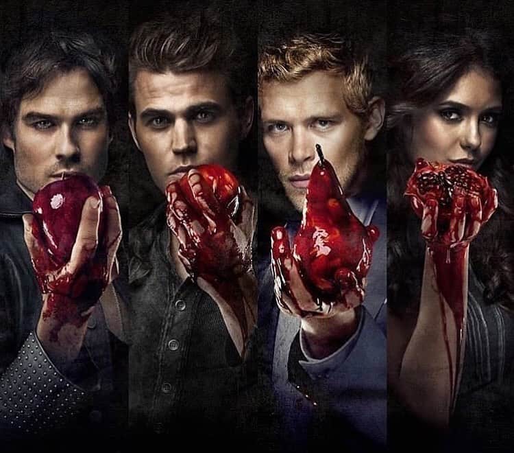 のインスタグラム：「Choose your favourite vampire ❤️ Follow for more -> @ninadobrev   @nina @iansomerhalder #nina #ninadobrev #iansomerhalder #thevampirediaries #elenagilbert #katherinepierce #damonsalvatore #delena #nian #theoriginals #rebekahmikaelson #carolineforbes #theoriginals #hayleymarshall #klausmikaelson #elijahmikaelson #stefansalvatore #paulwesley #mikaelson #salvatore #hopemikaelson #legacies」