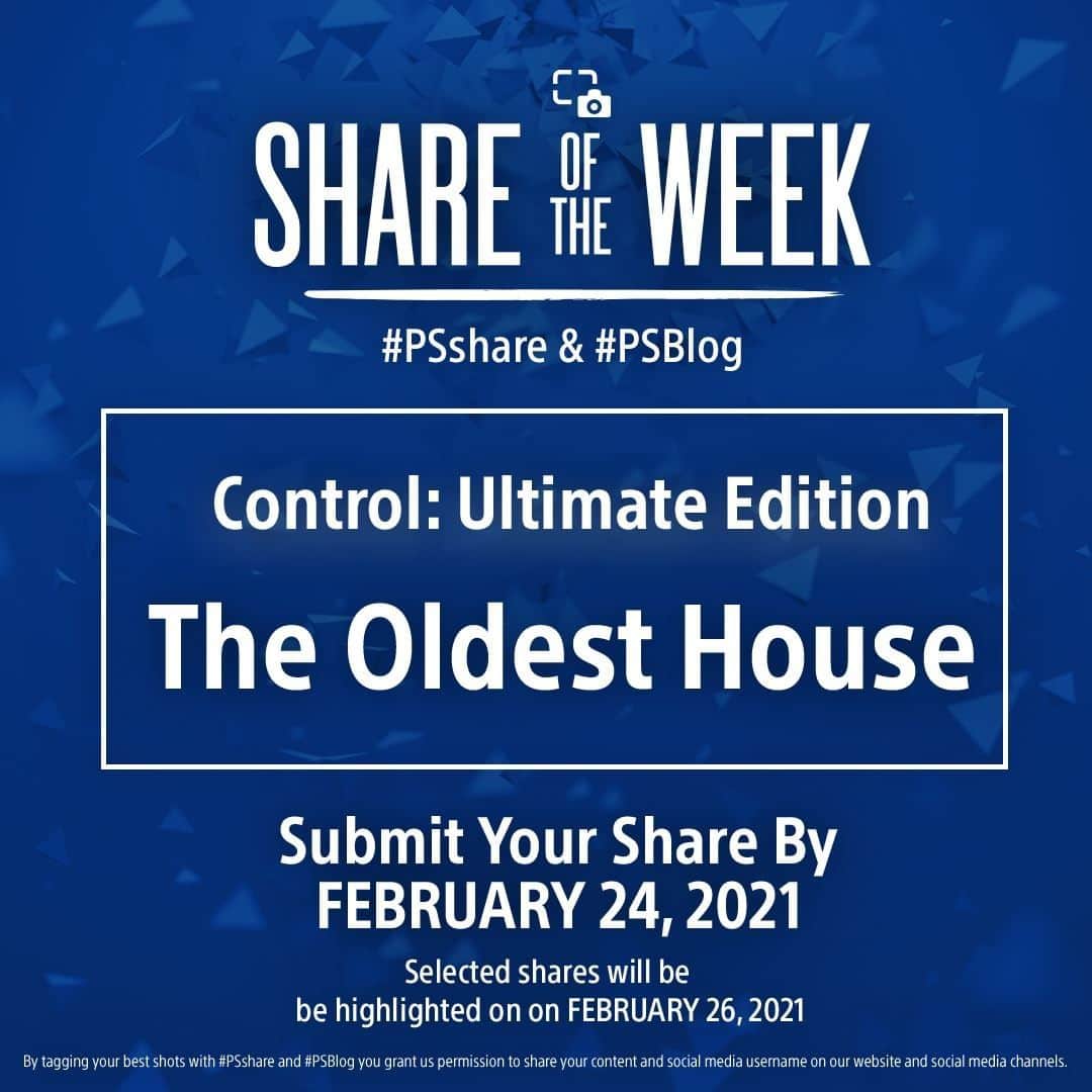 PlayStationさんのインスタグラム写真 - (PlayStationInstagram)「Share of the Week returns to the reality-bending world of Control: Ultimate Edition. Next week’s theme: Control - The Oldest House #PSshare #PSBlog」2月20日 2時01分 - playstation
