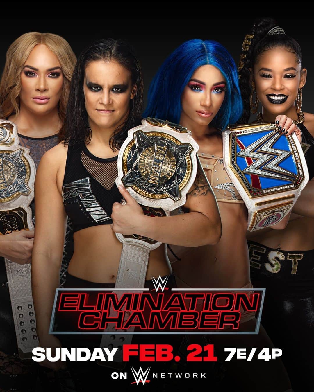 WWEさんのインスタグラム写真 - (WWEInstagram)「The WWE Women's Tag Team Titles will be ON THE LINE this Sunday at #WWEChamber! @qosbaszler @niajaxwwe @sashabankswwe @biancabelairwwe」2月20日 12時55分 - wwe