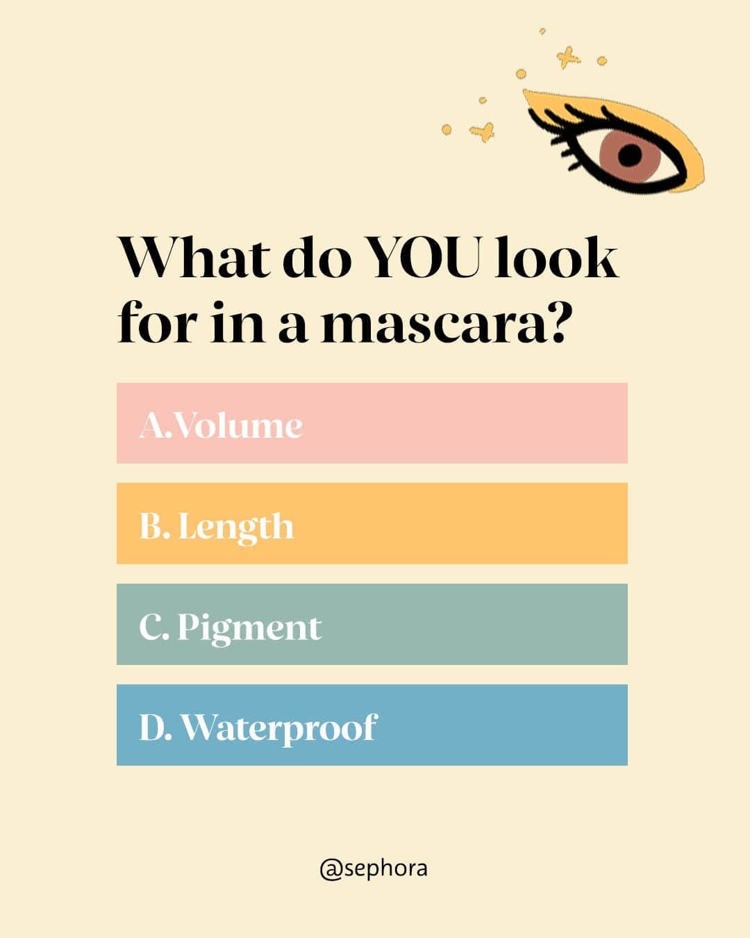 セフォラさんのインスタグラム写真 - (セフォラInstagram)「It’s #NationalLashDay! We want to know what makes a ✨ perfect ✨ mascara for you! Tell us below 🤗」2月20日 12時00分 - sephora