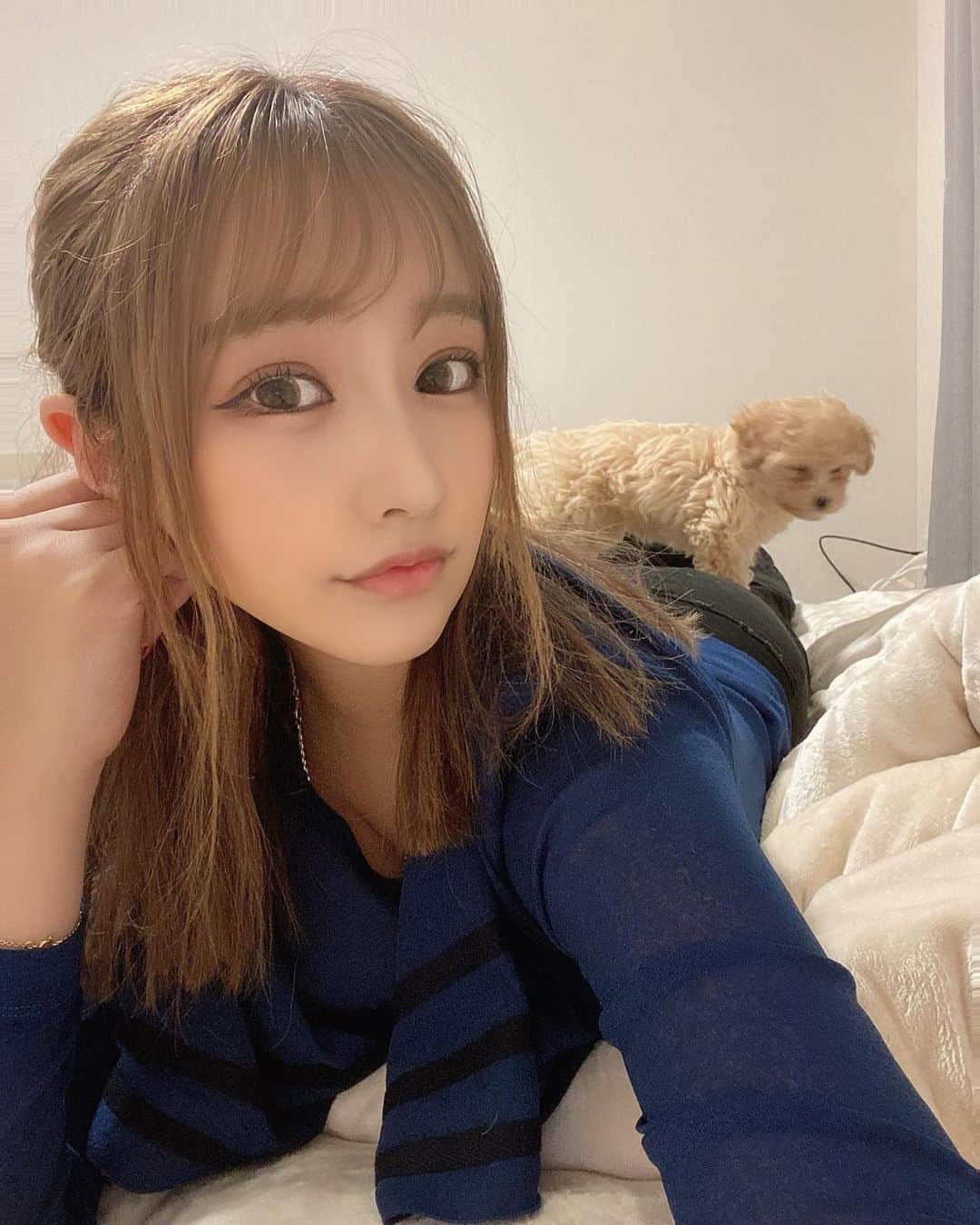 吉川陽多のインスタグラム：「. 銀座TAクリニックで 少し前におでこにはちみつ注射打ってきました！🐝🧡 腫れないしおでこいい感じ☺️ ひなの理想に合わせて カウンセリングしてもらってたので 完成が楽しみ😊 また載せます！ . #銀座taクリニック  #taクリニック  #はちみつ注射  #美容外科 #有名人  イブの顔可愛いw」