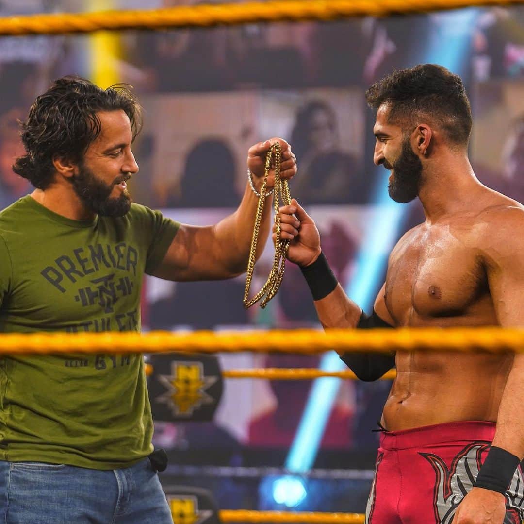 WWEさんのインスタグラム写真 - (WWEInstagram)「@ariyadaivari teaches @augustgreywwe to NEVER touch his chains! #205Live」2月20日 12時35分 - wwe