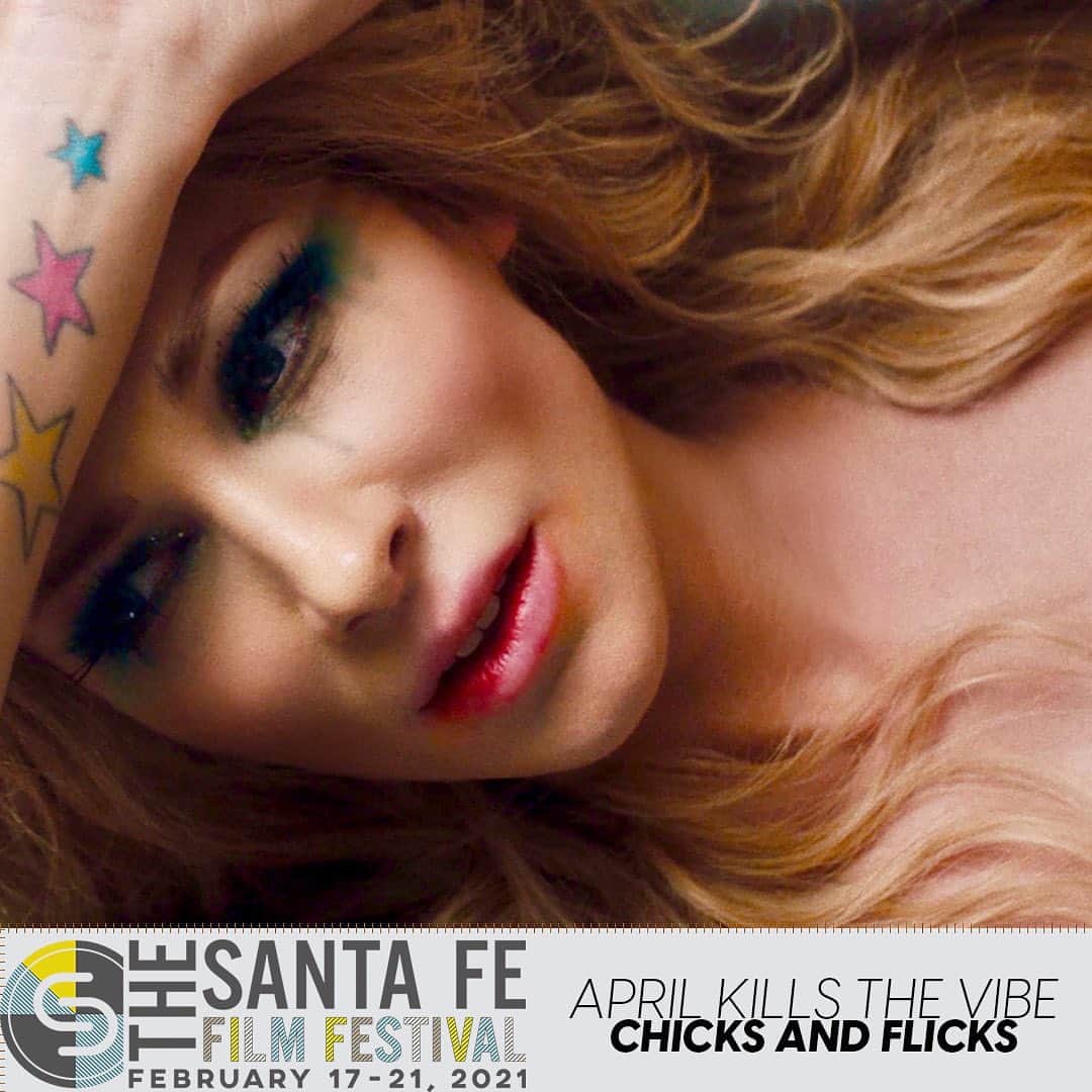 のインスタグラム：「#AprilKillsTheVibe joins the lineup for ‘Chicks and Flicks’ at the @santafefilmfestival this Monday, February 21st at 8p PT. Grab your tickets at the link in my story!  @mrdanielnguyen @instaboozer @tomdraperacting @goosethighs @spotalex @dawnshim @lightaaron @nenzenlovencarl @stephenstpeter @ariannashiningstar @quetzeloo @mazenapuksto @kimkomara  @jakobsound」
