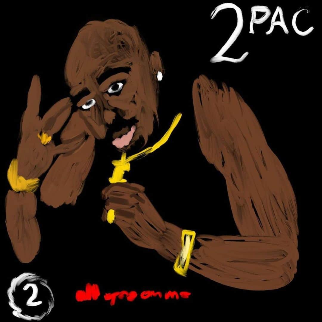 2Pacさんのインスタグラム写真 - (2PacInstagram)「1 - Brazil - @mesmoflow 2. New Orleans - @thenamelco  3. @perlertricks 4. @jgspray  5. Tee Bee Shop」2月20日 5時09分 - 2pac