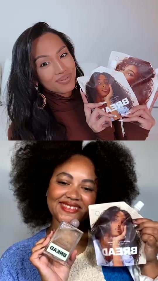 のインスタグラム：「Embracing Natural Curls & Textures ✨  Founder of @breadbeautysupply @maeva_helene shares how she turned her own hair journey into a celebration of natural hairstyles with her brand 🎉❤️」