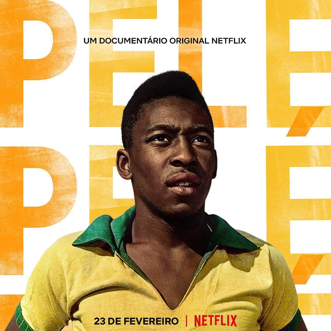 ペレのインスタグラム：「Eu adorei as artes criadas para o meu documentário. E aí, o que vocês acharam? Estou contando os dias para assistir! A estreia está marcada para o dia 23 de fevereiro, no @netflixbrasil.  //  I love the artwork created for my documentary. So, what do you think? I'm counting the days to watch!  It will be released on February 23, on @netflix.」