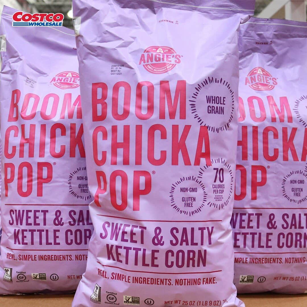 Costcoさんのインスタグラム写真 - (CostcoInstagram)「Salty + sweet = 😋 This whole grain snack is the perfect duo – now $2.10 off through 2/28/21.  Available at your local Costco: Angie's BoomChickaPop Sweet & Salty Kettle Corn」2月20日 5時42分 - costco