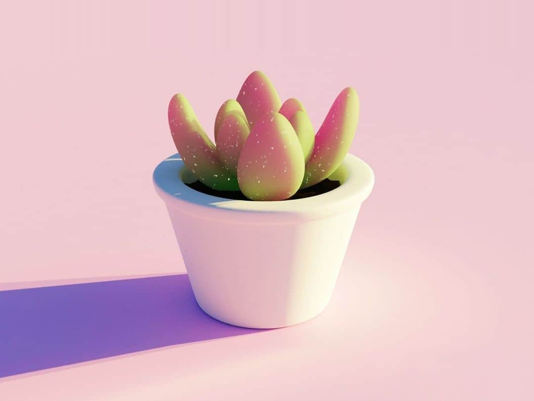 Dribbbleさんのインスタグラム写真 - (DribbbleInstagram)「3D succulent plant by Remco Bakker ⠀ ⠀ #dribbble #design #3D #3Dillustration #illustration #plants #succulents」2月20日 6時00分 - dribbble