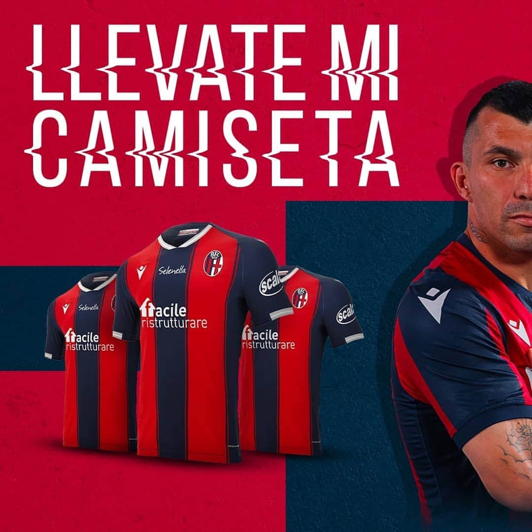 のインスタグラム：「Hola, para todos los que alguna vez me han pedido mi camiseta del Bologna, les tengo un tremendo concurso. Voy a regalar 25 camisetas del club entre quienes cuenten una historia chistosa de futbol amateur, sigan mi cuenta y etiqueten a 2 amigos en la historia. Entre todos los que participen vamos a sortear esta linda camiseta. Son 10 en Twitter  y 15 en Instagram!!! a participar!!! 🙂」