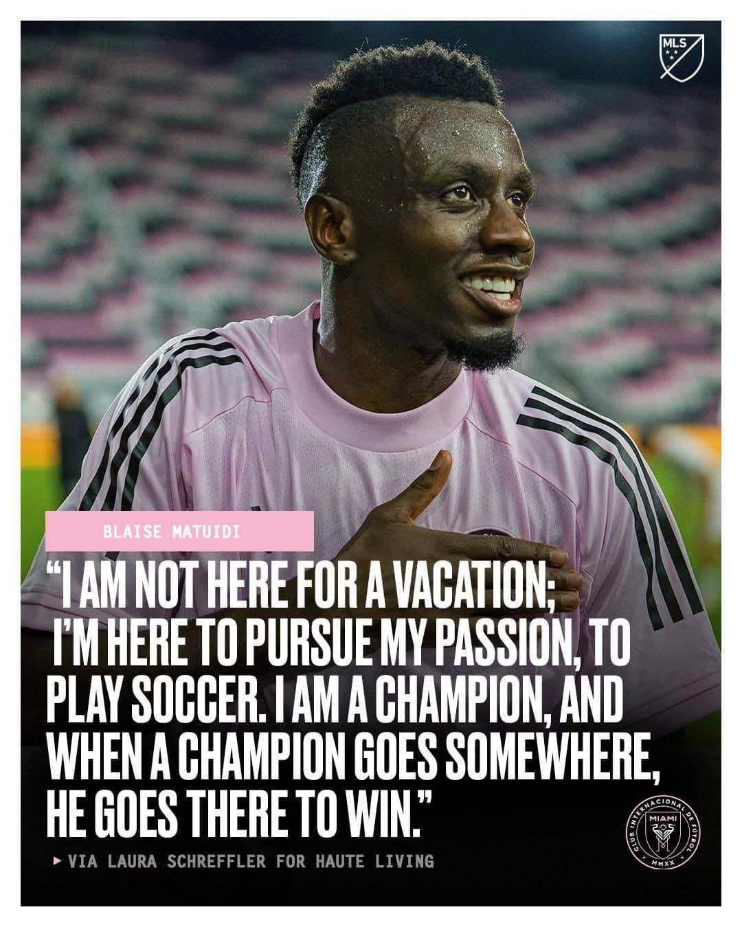 Major League Soccerのインスタグラム：「🗣️🗣️🗣️ @blaisematuidiofficiel」