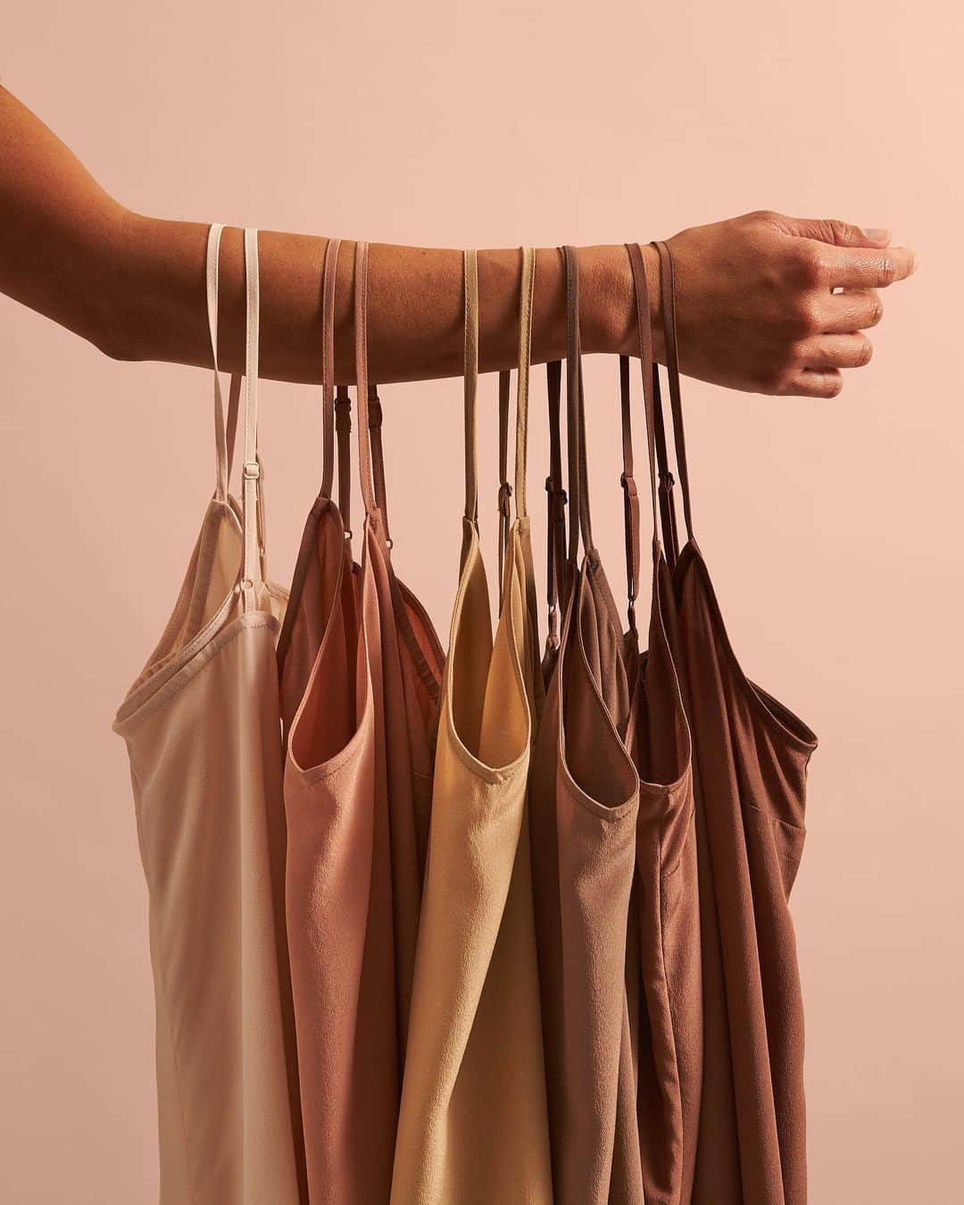 Banana Republic のインスタグラム：「Be your beautiful in our True Hues Camisoles, designed with a breathable, stretchy material for a flattering silhouette. #TrueHues」