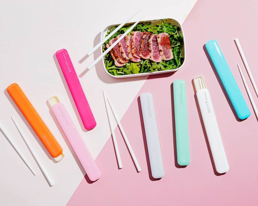 TAKENAKA BENTO BOXのインスタグラム：「Takenaka Chopsticks Collection⁠ ⁠ These chopsticks are not only cute but also perfect as a reusable solution to make sustainable living more accessible⁠ ⁠ Explore more colors! Link in bio⬆️」