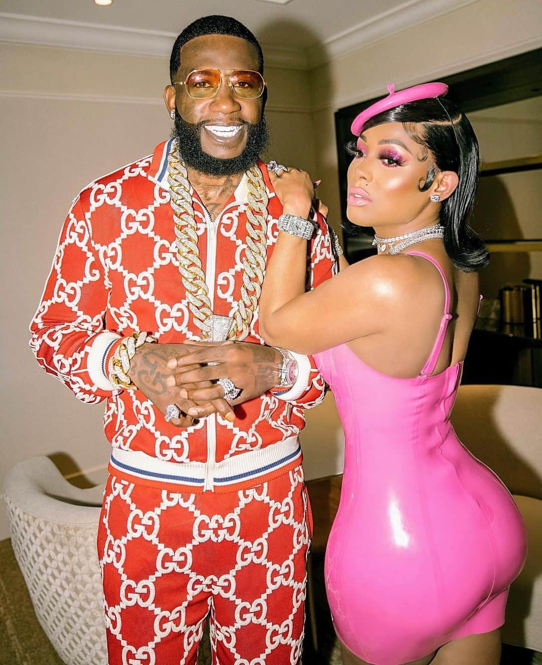 グッチ・メインのインスタグラム：「Flyest couple in the game 🥶🥶」